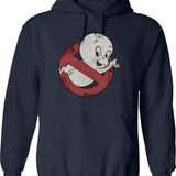 Busted Hoodie - Retro Graphic Pullover Hoodie for Men & Women - Navy