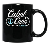 Cabot Cove Black Coffee Mug, Gift Coffee Mug - Black