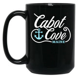 Cabot Cove Black Coffee Mug, Gift Coffee Mug - Black