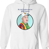 Caddyshack (2) Hoodie - Retro Graphic Pullover Hoodie for Men & Women - White
