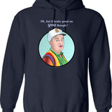 Caddyshack (2) Hoodie - Retro Graphic Pullover Hoodie for Men & Women - Navy