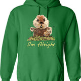 Caddyshack (3) Hoodie - Retro Graphic Pullover Hoodie for Men & Women - Green