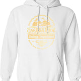 Caerbannog Zoology Department (1) Hoodie - Retro Graphic Pullover Hoodie for Men & Women - White