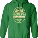 Caerbannog Zoology Department Hoodie - Retro Graphic Pullover Hoodie for Men & Women - Green