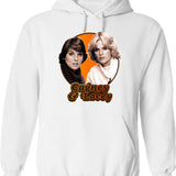 Cagney Lacey Retro 80s Tribute Hoodie - White
