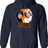 Cagney Lacey Retro 80s Tribute Hoodie - Navy