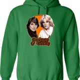 Cagney Lacey Retro 80s Tribute Hoodie - Green