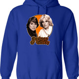 Cagney Lacey Retro 80s Tribute Hoodie - Blue
