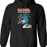 Camel Band Wear A Cape Hoodie - Retro Graphic Pullover Hoodie for Men & Women - Black