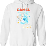 Camel Band Wear A Cape Hoodie - Retro Graphic Pullover Hoodie for Men & Women - White