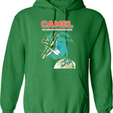 Camel Band Wear A Cape Hoodie - Retro Graphic Pullover Hoodie for Men & Women - Green