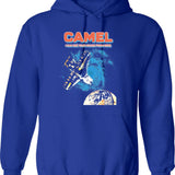 Camel Band Wear A Cape Hoodie - Retro Graphic Pullover Hoodie for Men & Women - Blue