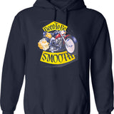 Camel Cigarettes(8) Hoodie - Retro Graphic Pullover Hoodie for Men & Women - Navy