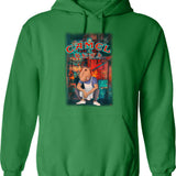 Camel Slims Hoodie - Retro Graphic Pullover Hoodie for Men & Women - Green