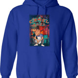 Camel Slims Hoodie - Retro Graphic Pullover Hoodie for Men & Women - Blue