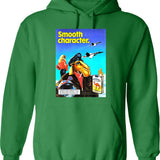 Camel Smooth Character Long Hoodie - Retro Graphic Pullover Hoodie for Men & Women - Green