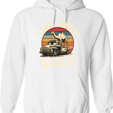 Camel Towing Retro Adult Humor Vintage Halloween Candy Hoodie - White