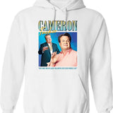 Cameron Tucker Graphic Pullover Hoodie - White