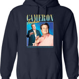 Cameron Tucker Graphic Pullover Hoodie - Navy