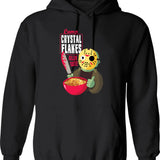 Camp Crystal Flakes Hoodie - Retro Graphic Pullover Hoodie for Men & Women - Black
