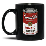 Campbell's Soup Black Coffee Mug, Gift Coffee Mug