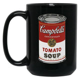 Campbell's Soup Black Coffee Mug, Gift Coffee Mug - Black
