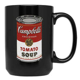 Campbell's Soup Black Coffee Mug, Gift Coffee Mug