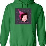 Can I Have My Cake Now Sticker Hoodie - Green