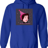Can I Have My Cake Now Sticker Hoodie - Blue