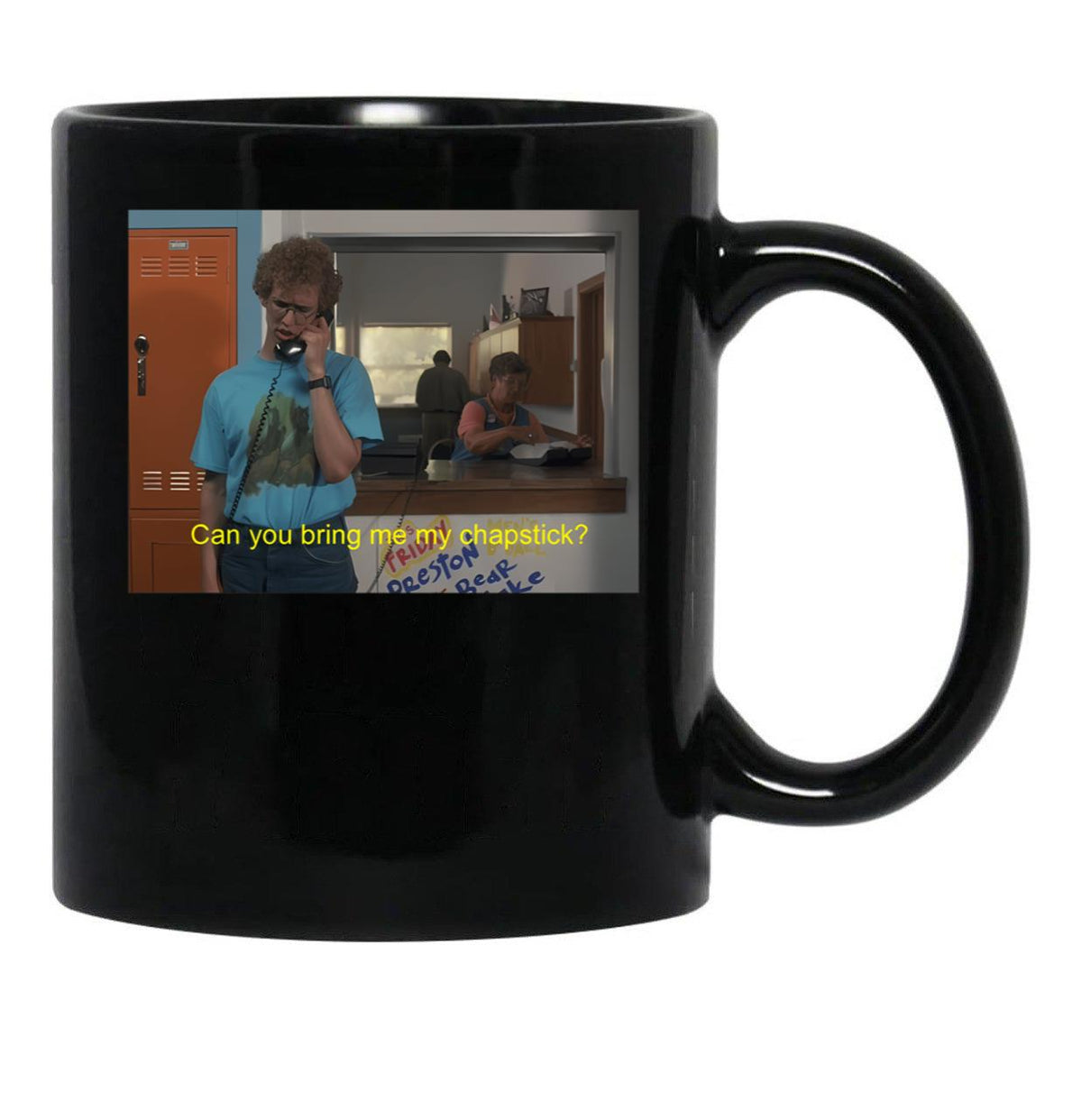 Can You Bring Me My Chapstick Black Coffee Mug, Gift Coffee Mug - Black