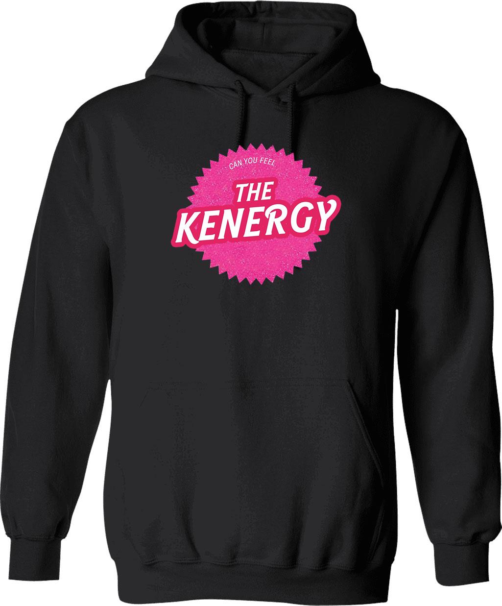 Can You Feel The Kenergy Graphic Pullover Hoodie - Black
