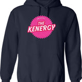 Can You Feel The Kenergy Graphic Pullover Hoodie - Navy