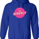 Can You Feel The Kenergy Graphic Pullover Hoodie - Blue