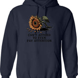 Can't Afford To Even Pay Attention Hoodie - Navy