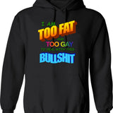 Can't Deal With The Bullshit Anymore Hoodie - Black