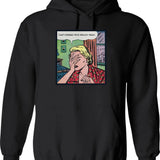 Can't Possibly Face Reality Today Hoodie - Retro Graphic Pullover Hoodie for Men & Women - Black