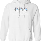 Can't Touch Disk Funny Computer Nerd Hoodie - White