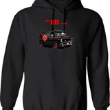 Canadiana Canada The Eh Team Funny Vintage 1980's Pun Design Hoodie - Black