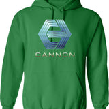 Cannon Hoodie - Retro Graphic Pullover Hoodie for Men & Women - Green