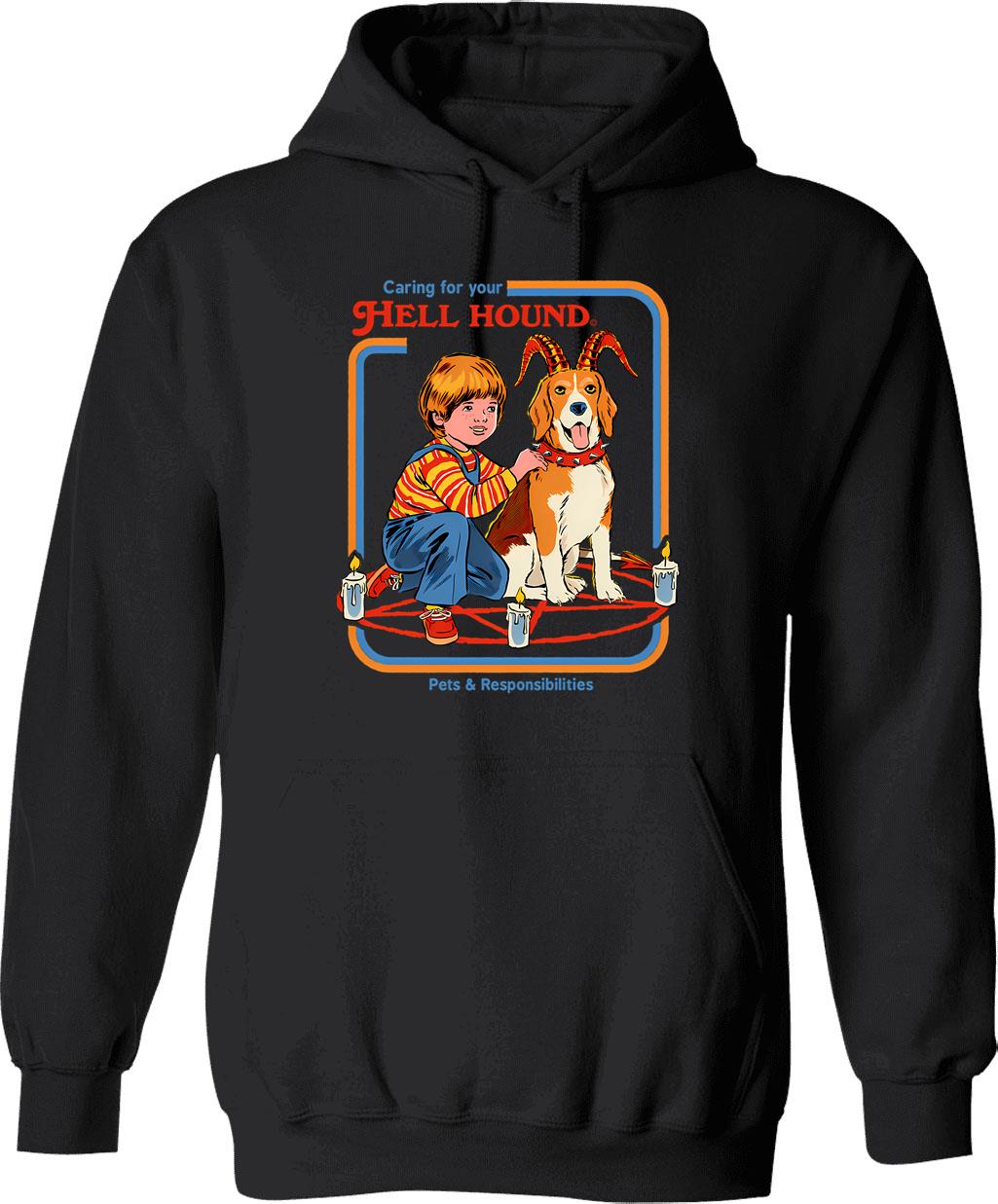 Caring For Your Hell Hound (1) Hoodie - Black