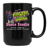 Carlton Banks Dance Studio Black Coffee Mug, Gift Coffee Mug
