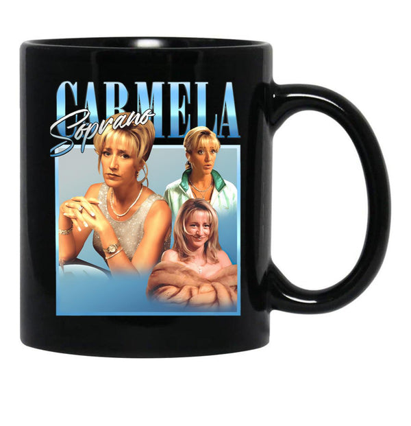 Carmela Soprano Classic Black Coffee Mug, Gift Coffee Mug - Black