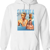 Carmela Soprano Classic Graphic Pullover Hoodie - White