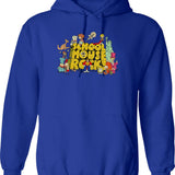 Cartoons Schoolhouse Rock 1973 Hoodie - Retro Graphic Pullover Hoodie for Men & Women - Blue