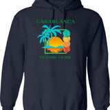 Casablanca Tennis Club Hoodie - Retro Graphic Pullover Hoodie for Men & Women - Navy