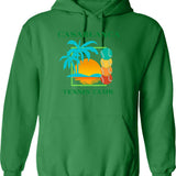 Casablanca Tennis Club Hoodie - Retro Graphic Pullover Hoodie for Men & Women - Green