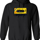 Cassette Tape Nostalgy Retro Cool. Hoodie - Black