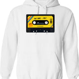 Cassette Tape Nostalgy Retro Cool. Hoodie - White