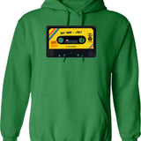 Cassette Tape Nostalgy Retro Cool. Hoodie - Green