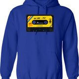 Cassette Tape Nostalgy Retro Cool. Hoodie - Blue